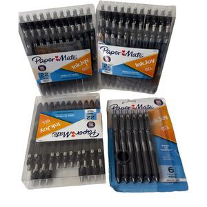 Paper Mate InkJoy Gel Pens .7mm Medium Point, Black, 68-Count